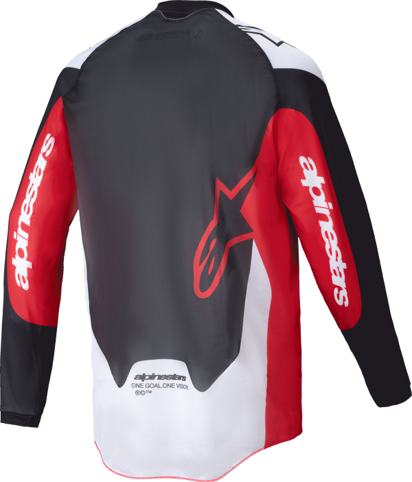 PRO-DURA JERSEY BLACK/BRIGHT RED/WHITE