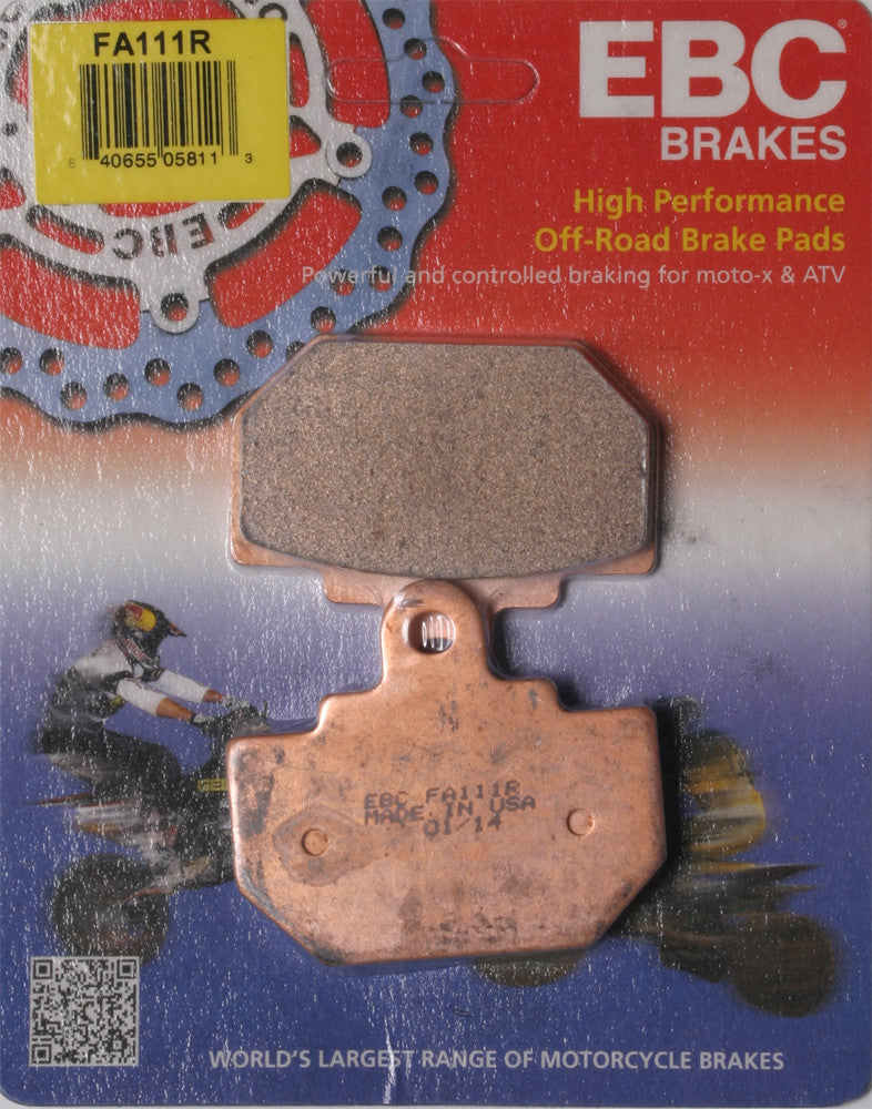 BRAKE PADS FA111R SINTERED R SERIES