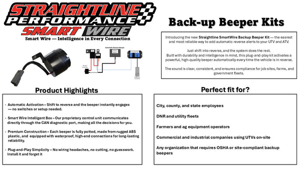 AUTOMATIC BACKUP BEEPER KIT CAN | 282-113