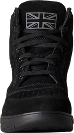 HITOP MOTO SNEAKER CE BOOT BLACK SUEDE  SZ 7