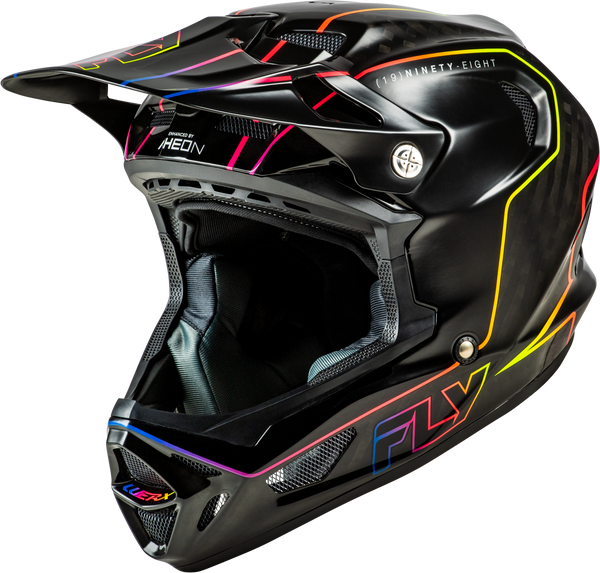 WERX-R FLOW CARBON HELMET BLACK CARBON/BLACK/MULTI