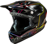 WERX-R FLOW CARBON HELMET BLACK CARBON/BLACK/MULTI MD