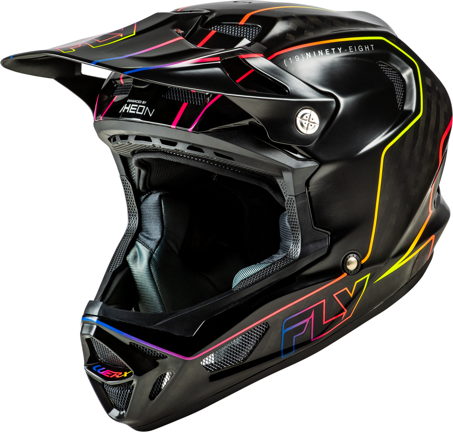 WERX-R FLOW CARBON HELMET BLACK CARBON/BLACK/MULTI XL