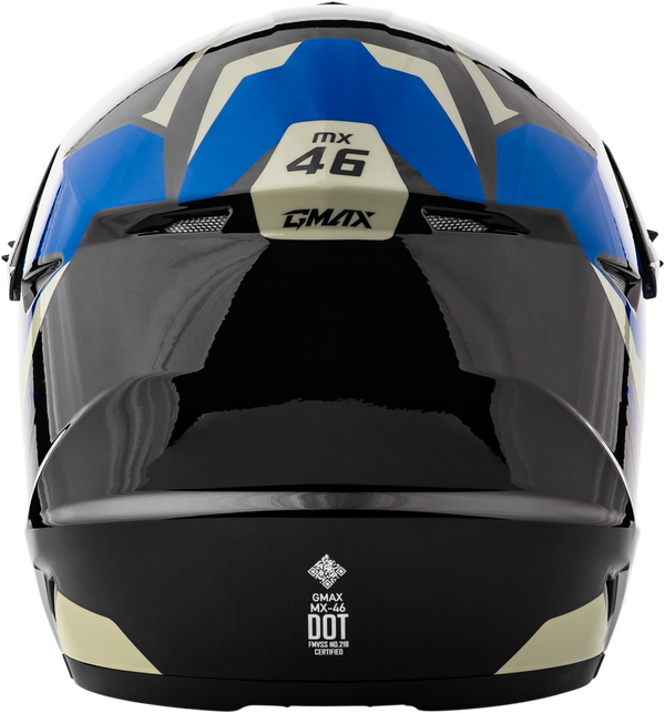MX-46 CYCLUS HEMET BLACK/BLUE SM
