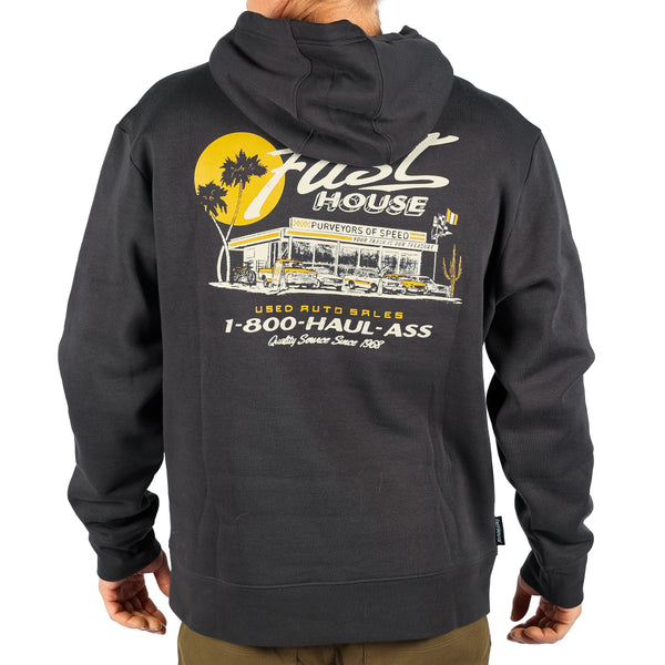 SUNSET HOOD PULLOVER BLK