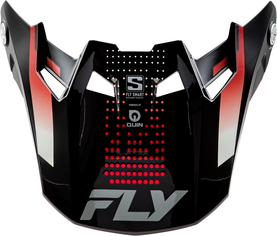FORMULA S CARBN PROTOCOL VISOR BLACK CARBON/RED YL/SM