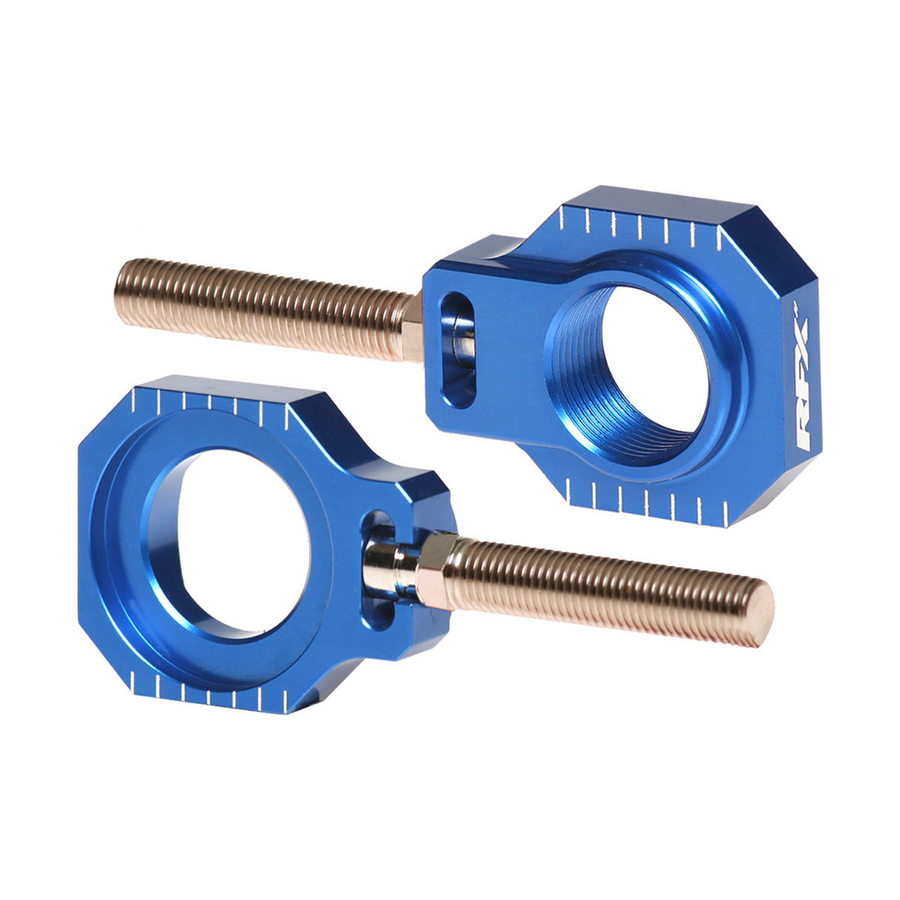 REAR AXLE BLOCKS BLUE HUSQ/KTM/GAS | FXAB 50600 99BU