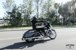 BURLY 13" BAGGER BAR 1.25" TBW CHROME
