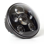 HEADLIGHT 5.75" BLACK 6 PROJECTOR