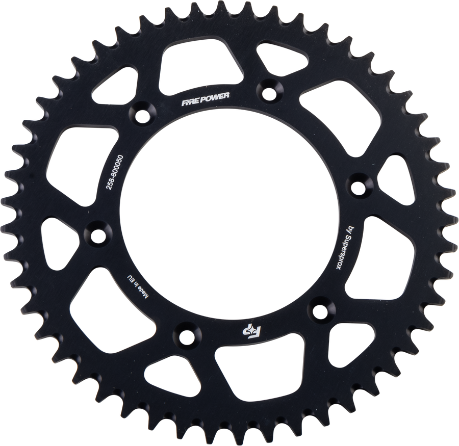 REAR SPROCKET ALUMINUM 50T BLK | FPA-8000-50-BLK