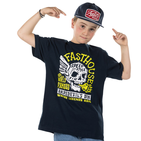 YTH JEKYLL SS TEE NAVY