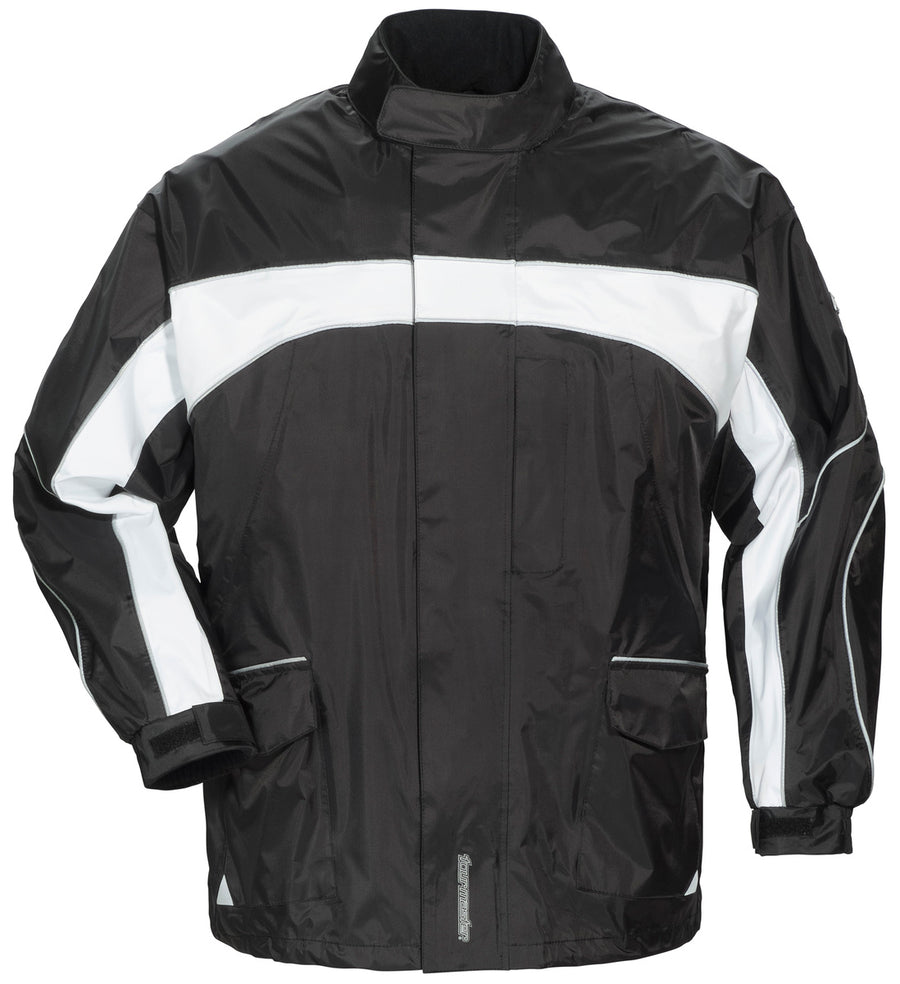 ELITE 3 RAIN JKT BK/BK/WH