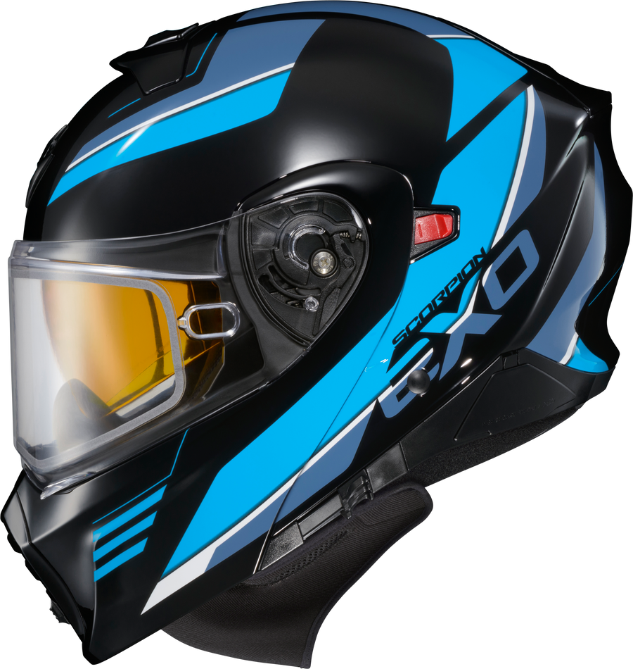 EXO-GT930 COLD WEATHER HELMET MODULUS BLK/BLU SM (ELECTRIC)