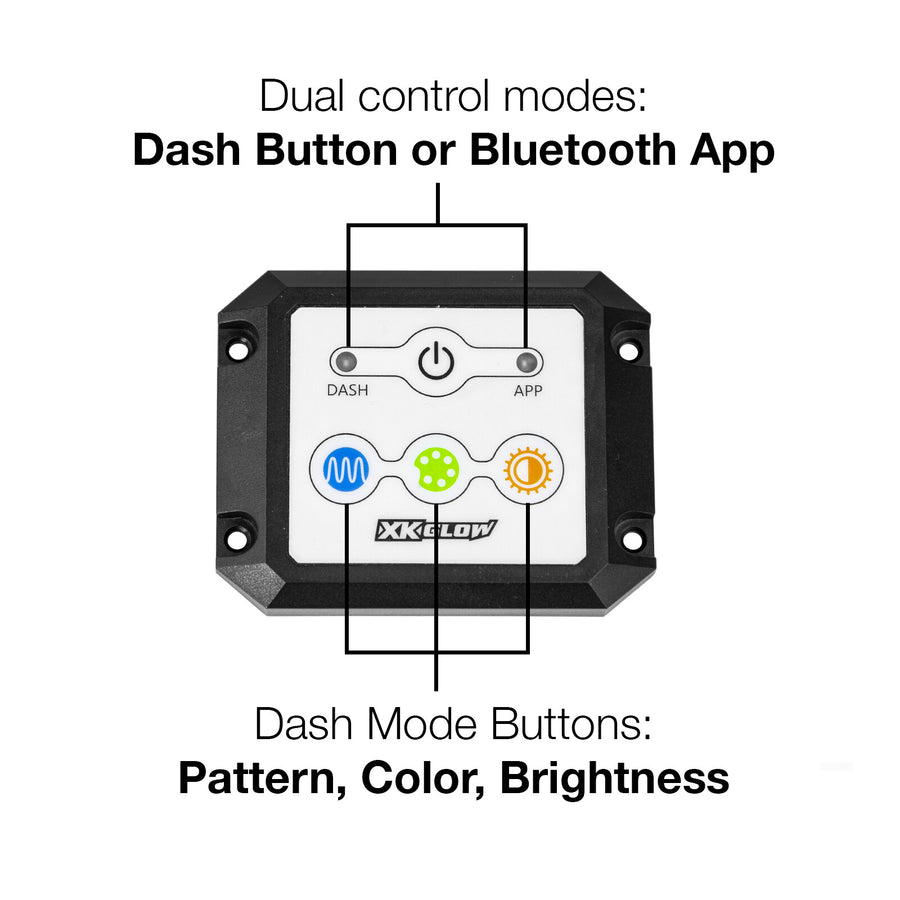 XKCHROME DUAL MODE DASH CONTRL | XK-CHROME-DM-KIT