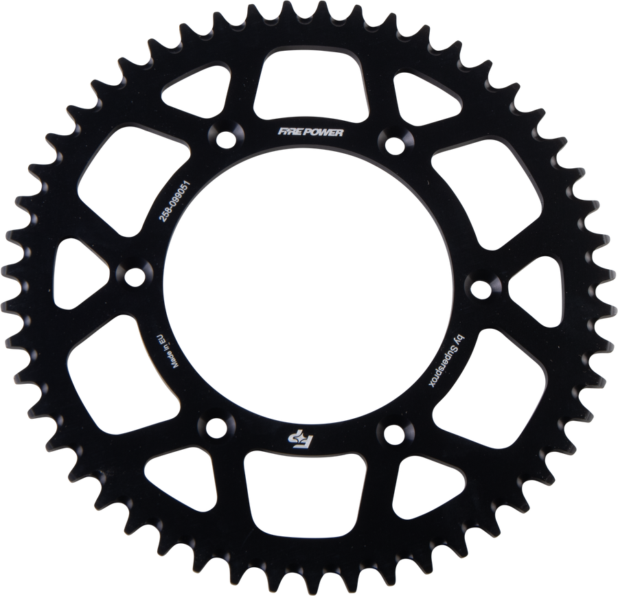 REAR SPROCKET ALUMINUM 51T BLK | FPA-990-51-BLK