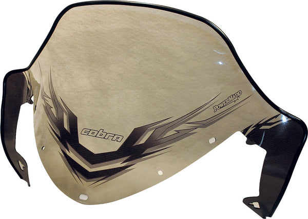 COBRA W/S MID CLEAR/BLK 13" POL IQ