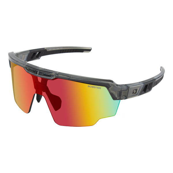 WHEELIE CYCLING SUNGLASS GLOSS CLR GRY SMOKED BLK/RD RE | WHEELIE : BWHE01