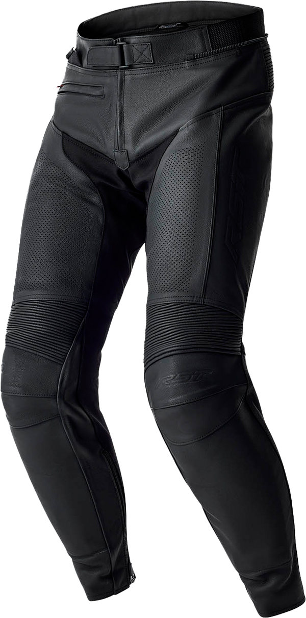 T2 D3O LEATHER PANTS BLACK 6XL | 103610BLK-46