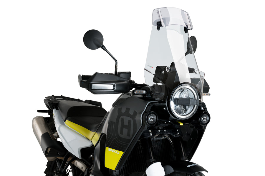 WINDSCREEN TOURING W/VISOR CLEAR HUS