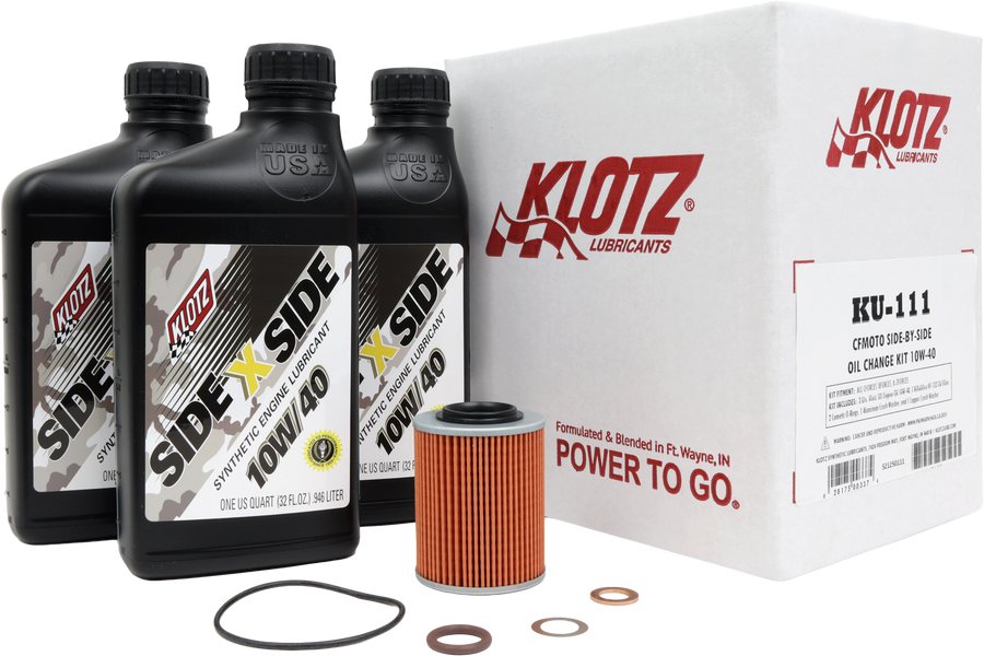 CFMOTO SXS 3QT SYNTHETIC OIL CHANGE KIT | KU-111