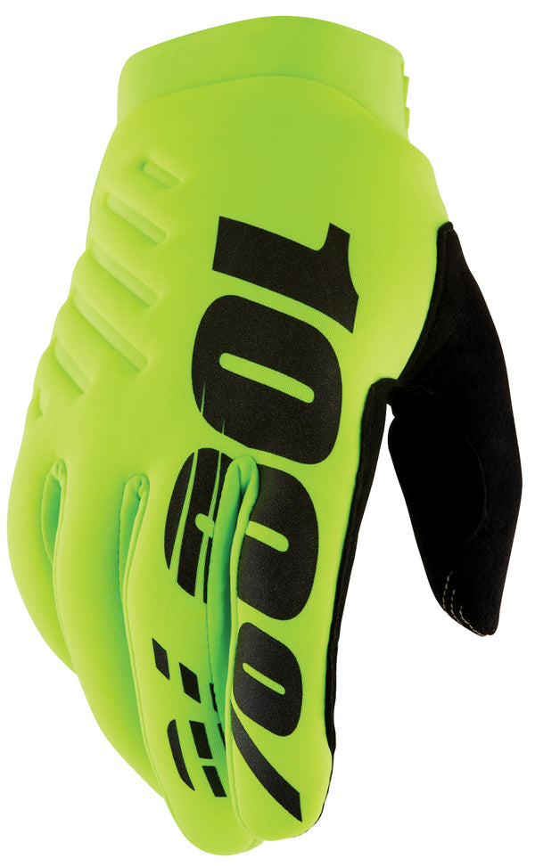 BRISKER GLV YTH FLYL/BLK