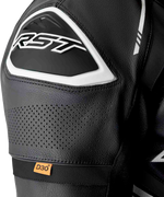 S1 D3O SUIT BLK/WHI LEATHER XS