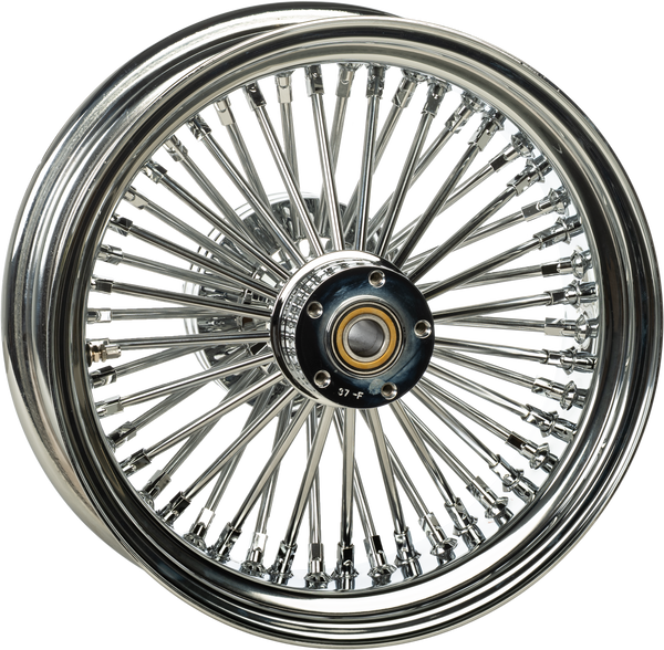 RR 48-SPK CHROME 16X5.5CUSH DR WIDE HUB 25MM ABS 00 LTR