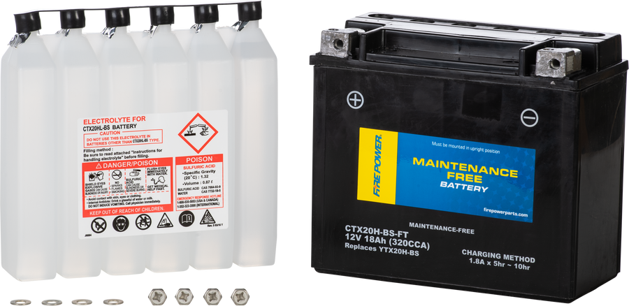 BATTERY CTX20H-BS-FT MAINTENANCE FREE