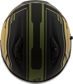 OF-87 DUKE HELMET MATTE BLACK/GREEN XS