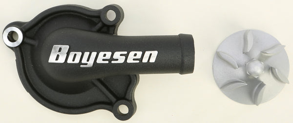 WATERPUMP COVER & IMPELLER KIT BLACK