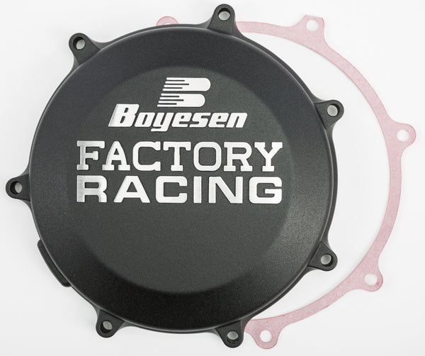 FACTORY RACING CLUTCH COVER KAW BLACK | CC-18CB