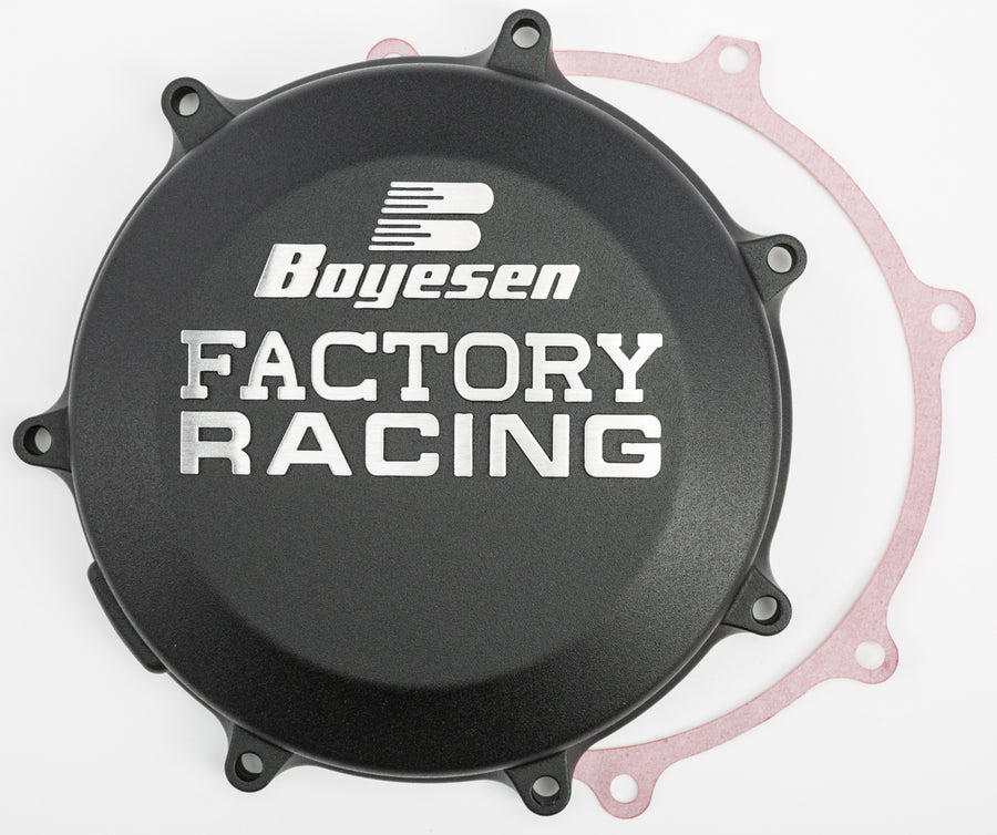 FACTORY RACING CLUTCH COVER KAW BLACK | CC-18CB