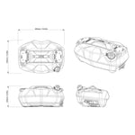 LinQ 3.7 US Gal (14.5 L) Fuel Caddy