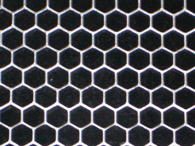 ALUMINUM MESH SHEET 18" X 18" HONEYCOMB