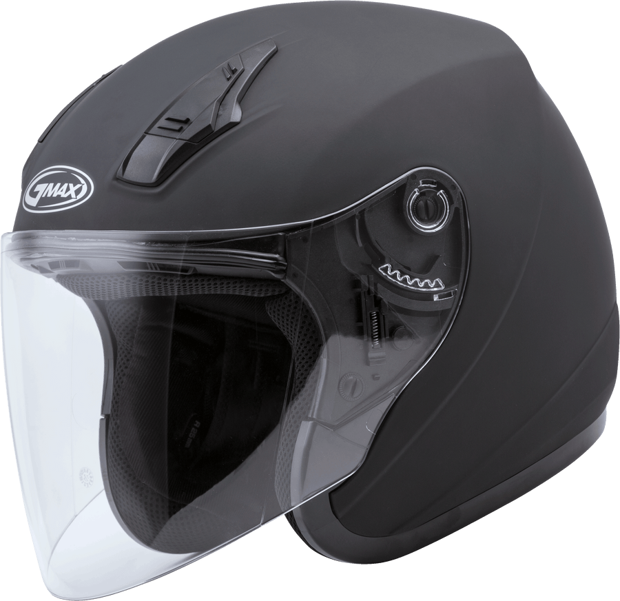 OF-17 OPEN-FACE HELMET MATTE BLACK 2X