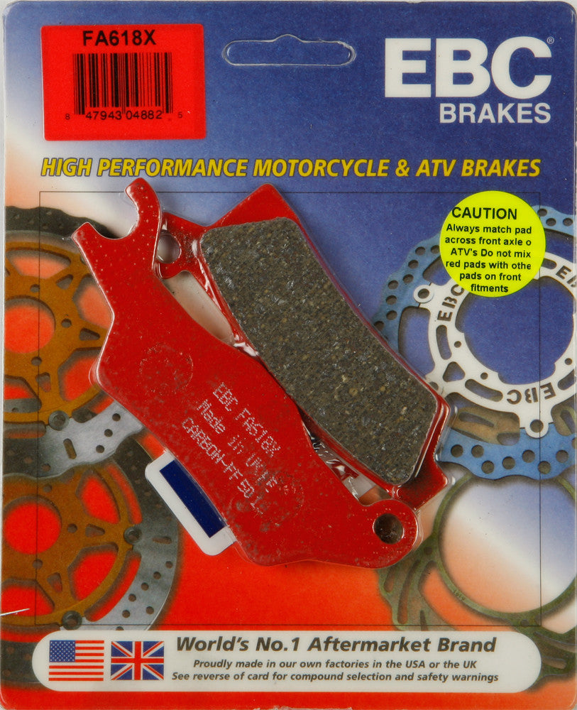 BRAKE PADS FA618X CARBON X SERIES