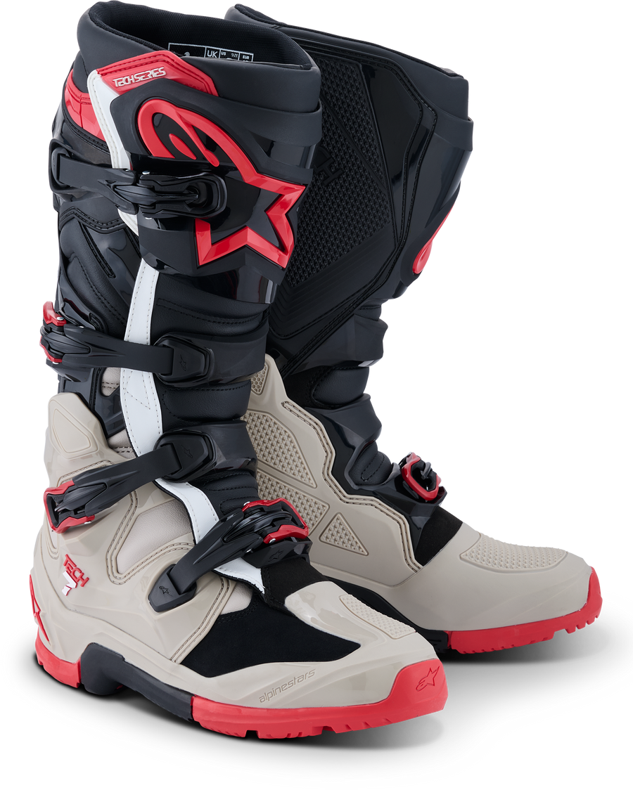 TECH 7 ENDURO BLK/LIGHT GRY/BRIGHT RED 8 | 2010426-1903-8