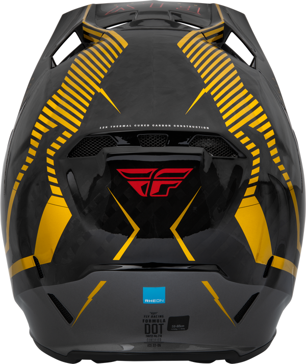 YOUTH FORMULA CARBON TRACER HELMET GOLD/BLACK