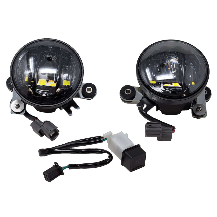 LED FOG LIGHT KIT BLACK SMOKE LENS HON
