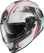 RYZER FULL-FACE HELMET SWITCH WHITE/GREY SM