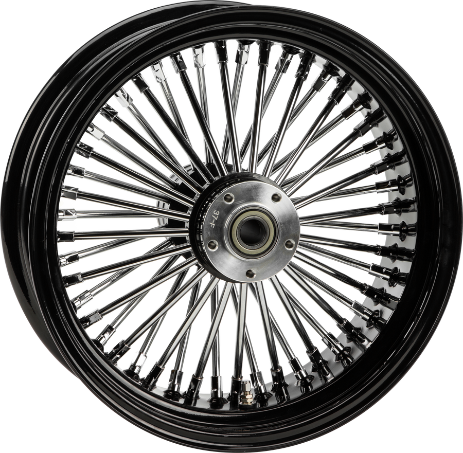 FR 48-SPK SD BLACK 18X3.5 WG-HUB 3/4" AXL 00 LTR