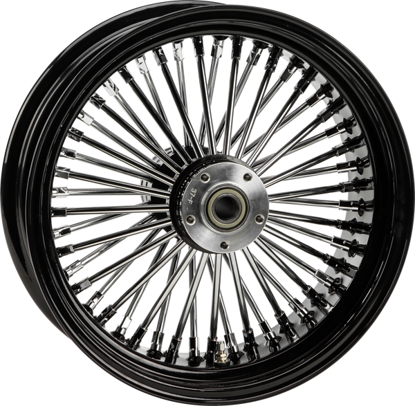 FR 48-SPK SD BLACK 18X3.5 WG-HUB 3/4" AXL 00 LTR