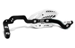 CRM WRAP AROUND HANDGUARDS 1-1/8" CLAMP - WHITE/BLACK
