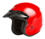 OF-2 OPEN-FACE HELMET RED MD