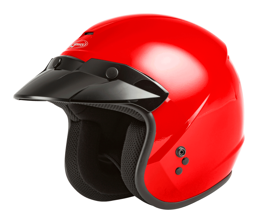 OF-2 OPEN-FACE HELMET RED MD