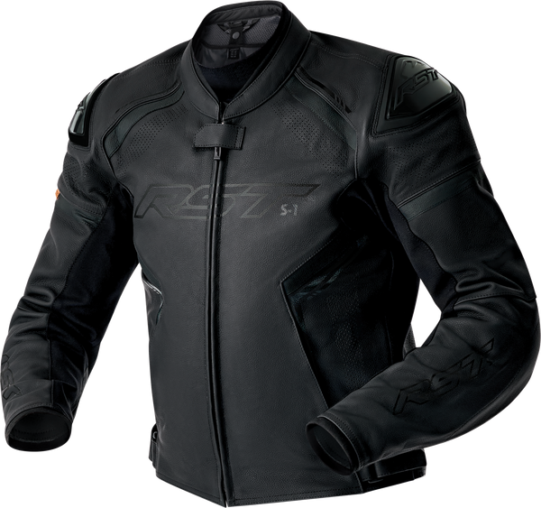 S1 D3O LEATHER JACKET BLACK