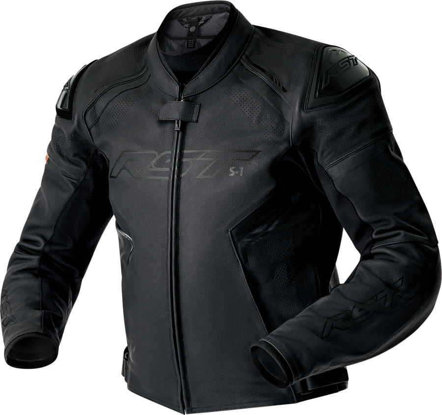 S1 D3O LEATHER JACKET BLACK 3X