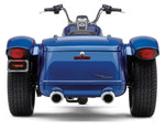 909-TWINS 4" SLIP-ONS CHROME FREEWHEELER 15-25 | 6302
