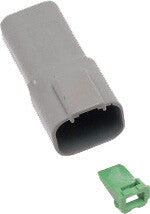 4-WIRE GREY DEUTSCH RCPTCL & WDGLCK HD# 72124-94GY | DR-4G