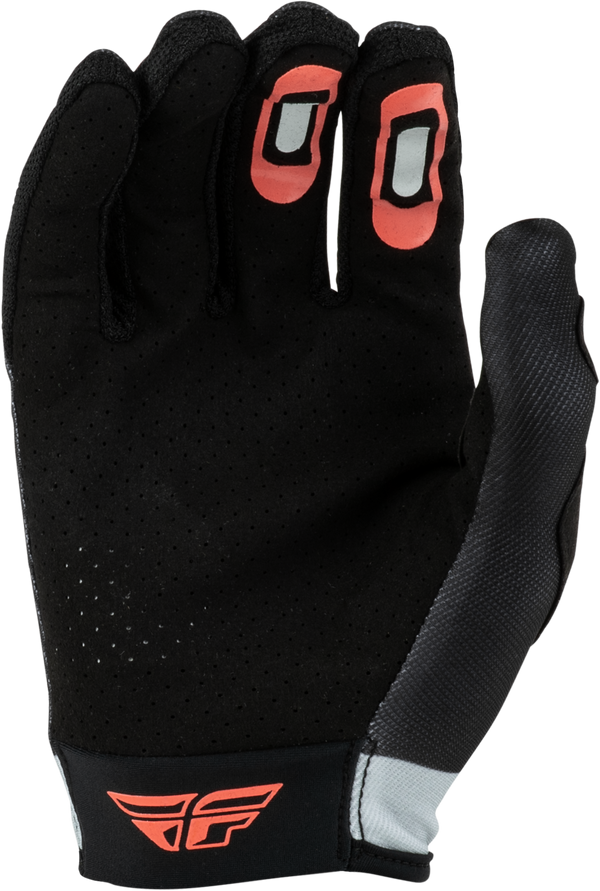 WOMEN'S LITE FLAKE GLOVES BLACK/LIGHT GREY/CORAL
